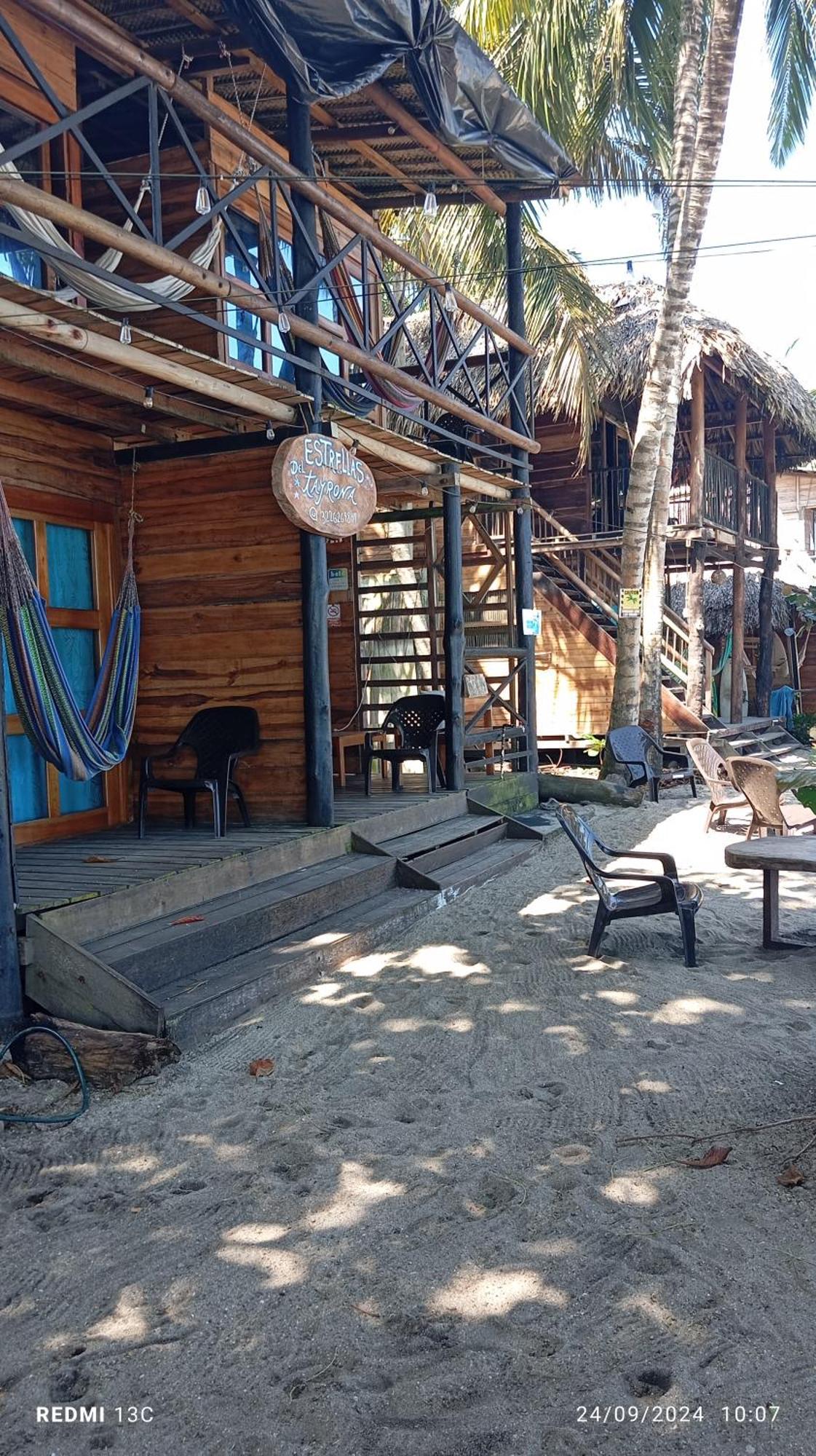 Hostal Estrellas Del Tayrona Playa Mendihuaca Guachaca Exterior photo